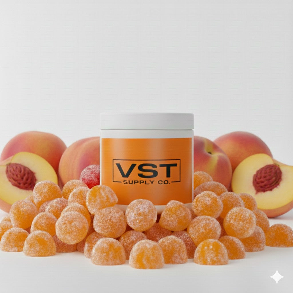 Peach Ready to Make Gummy Mix-Gelatin